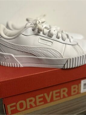 PUMA White Court Sneakers
